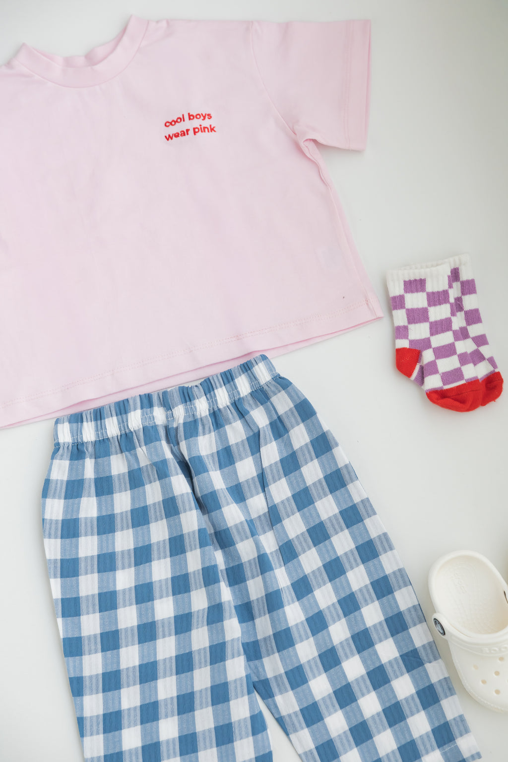 cool boys wear pink tee