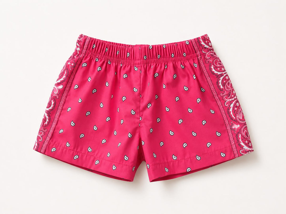 watermelon red bandanino shorts